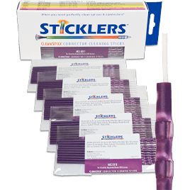 CleanStixx EB Fiber Optic Cleaning Sticks STICKLERS