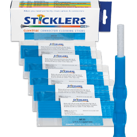 CleanStixx 2.5mm Fiber Optic Cleaning Sticks STICKLERS