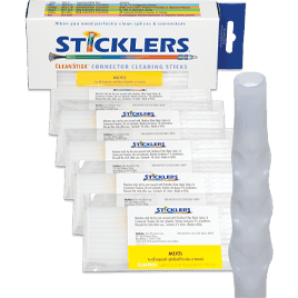 CleanStixx Pin Termini Fiber Optic Cleaning Sticks STICKLERS